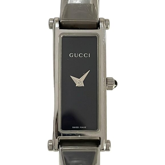 Auth GUCCI - 1500L 1****** Silver Women's Wrist Watch